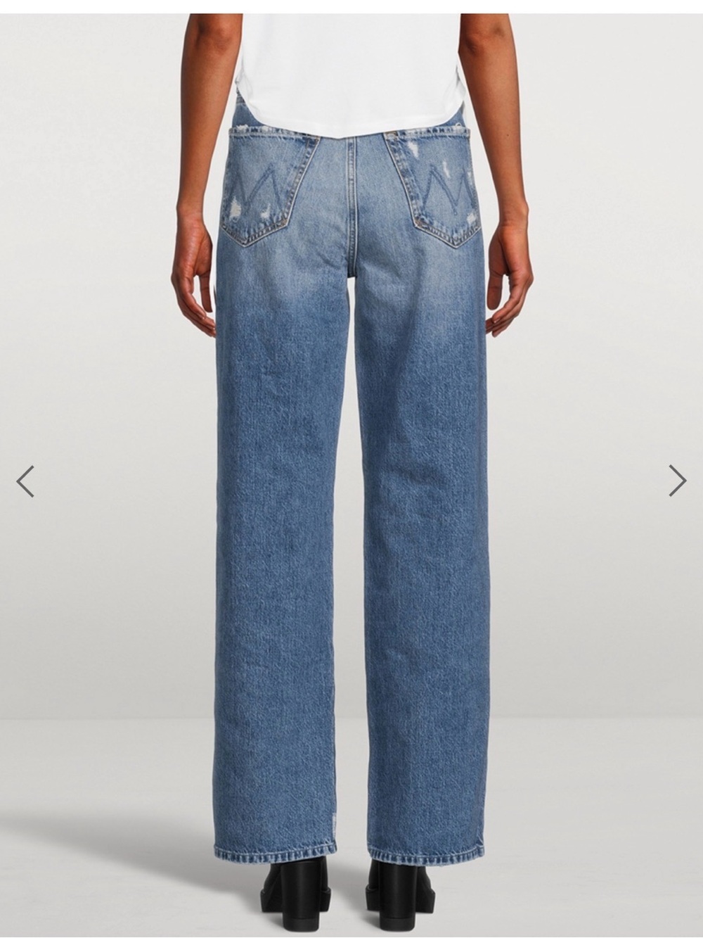 Mother Tunnel Vision Sneak Wide-Leg Jeans - Picture 7 of 10